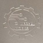 3mm extrudált plexi logo lézervágva.