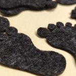 Lézervágott poliészter filc alkatrész.