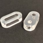 10mm vastag öntött plexi lemezből lézervágott alkatrész.