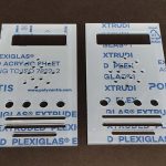 5mm vastag extrudált plexi lemezből lézervágott előlap.